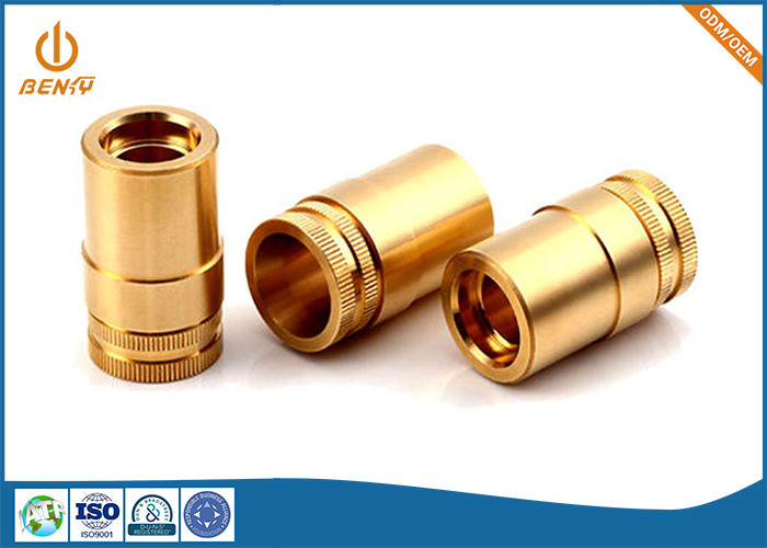Brass Connector CNC Precision Turning Components Walking Cane Parts