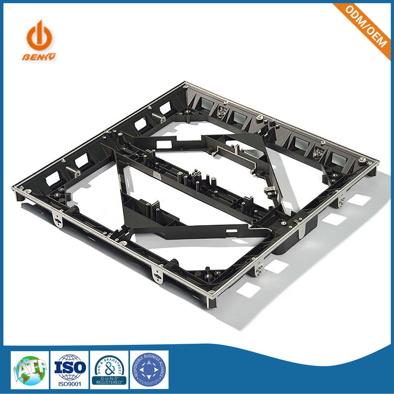 Die Casting Parts Wall Frame Back Panel Aluminum Indoor HD LED Display Screen Backplane Alloy Gravity Cabinet