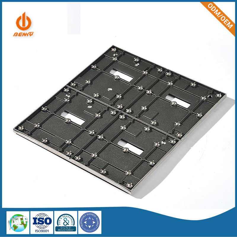Die Casting Parts service aluminum Indoor HD LED display screen wall frame back panel backplane alloy gravity cabinet