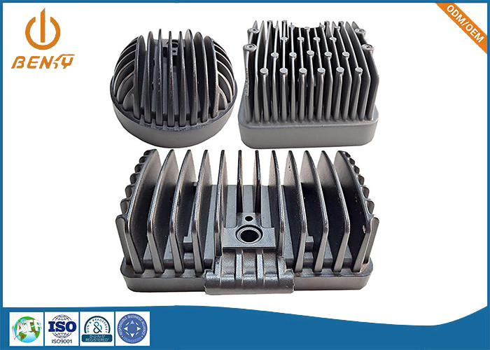 Custom Die Cast Aluminum Heatsink ADC12 A380 AlSi12 Material