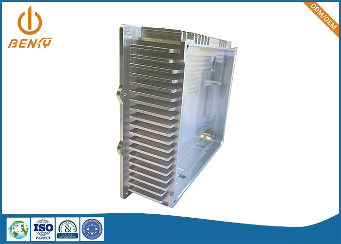 High Precision CNC Machining Parts Aluminium Heat Sink Box For Power Amplifier