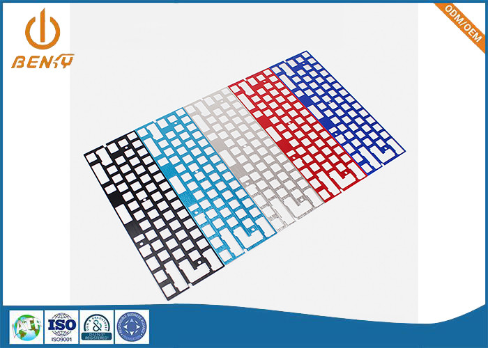 Anodized Aluminum Keyboard Case Enclosure Multicolor CNC Machining