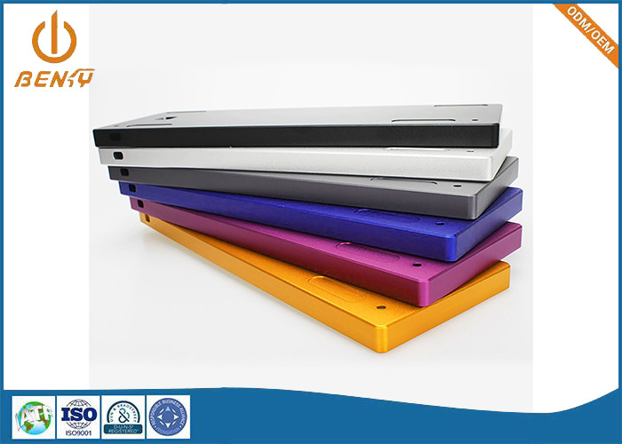 Anodized Aluminum Keyboard Case Enclosure Multicolor CNC Machining