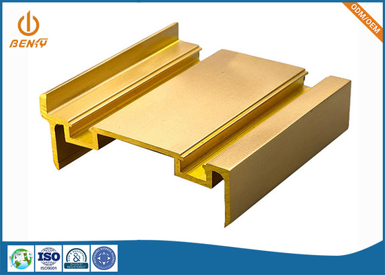 Polished Brass Extrusion Profiles Process Power Amplifier Heat Sink