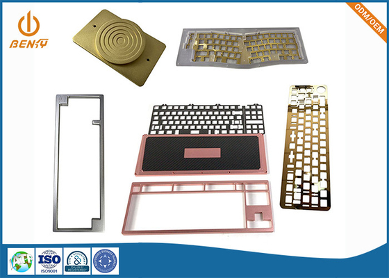 CNC Mechanical Custom Electronic Enclosures Aluminum Keyboard Model