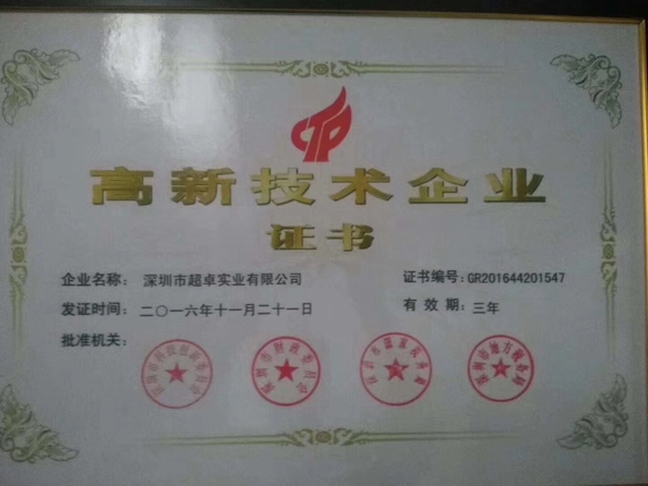 China Shenzhen Benky Industrial Co., Ltd. certification
